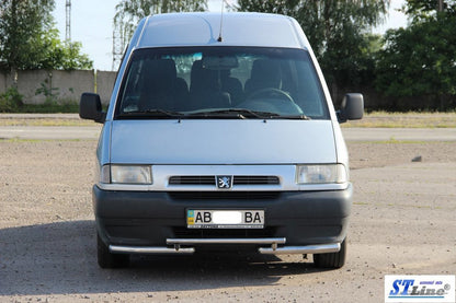 Front protection ST009 (stainless) for Citroen Jumpy 1996-2007 - image 3