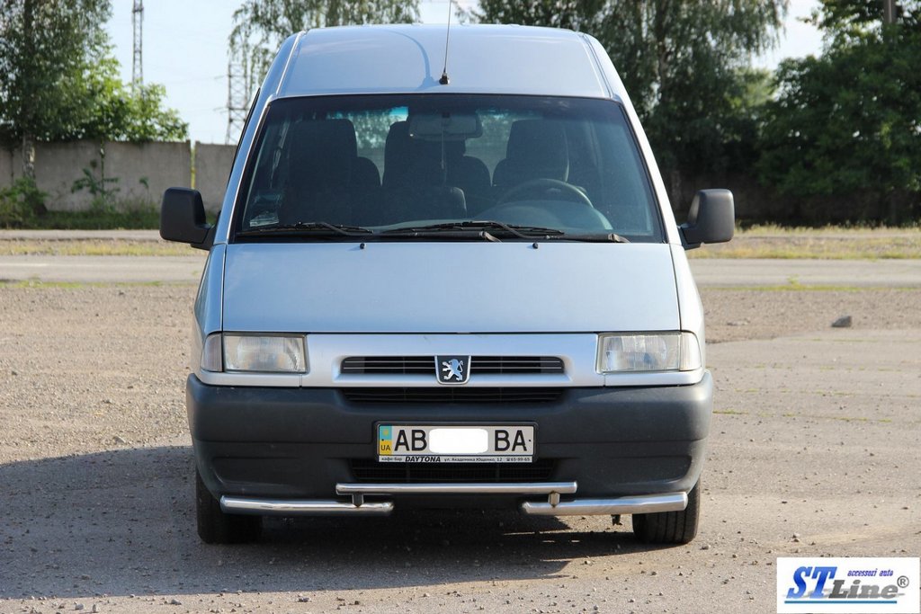 Front protection ST009 (stainless) for Fiat Scudo 1996-2007 - image 3