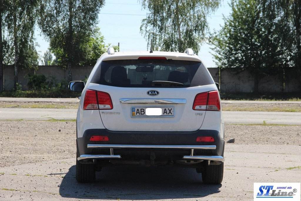 Back arc AK003-2 (stainless) for Kia Sorento II XM 2009-2014 - Reelken Auto