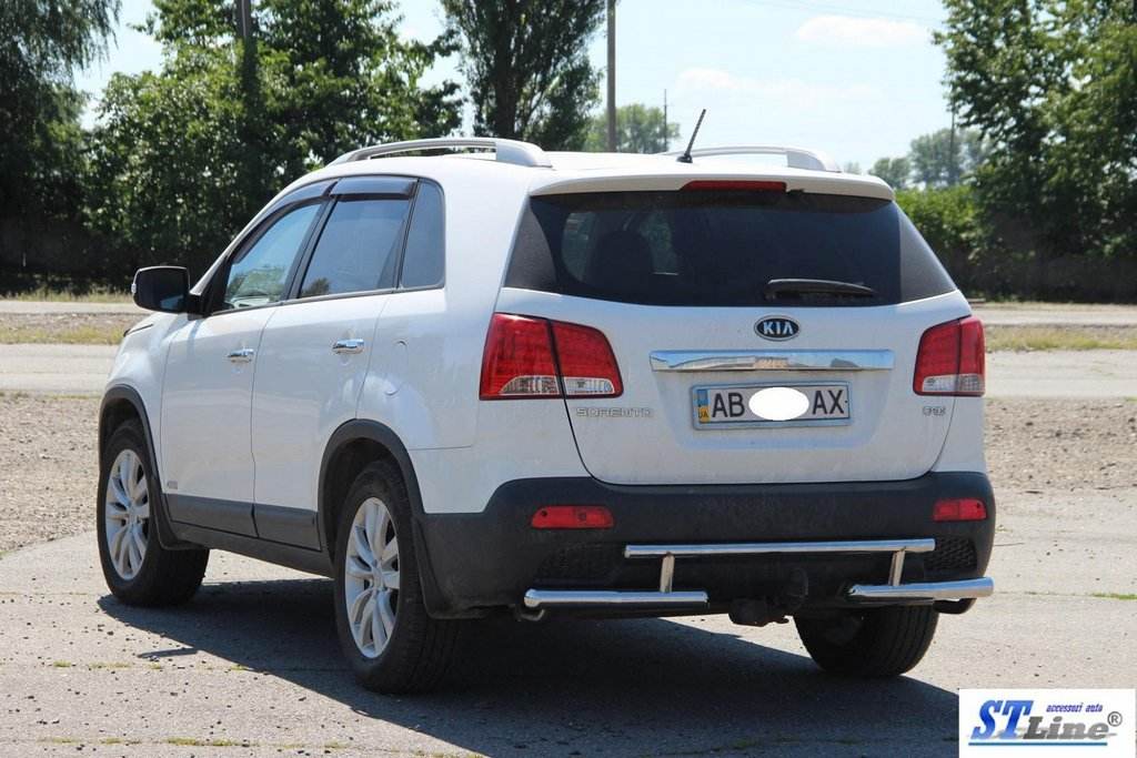 Back arc AK002-2 (stainless) for Kia Sorento II XM 2009-2014 - Reelken Auto
