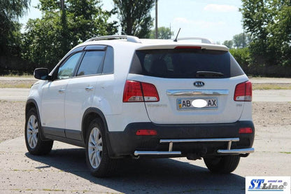 Back arc AK002-2 (stainless) for Kia Sorento II XM 2009-2014 - Reelken Auto