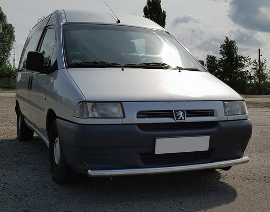 Front protection ST008 (stainless) for Citroen Jumpy 1996-2007 - image 1