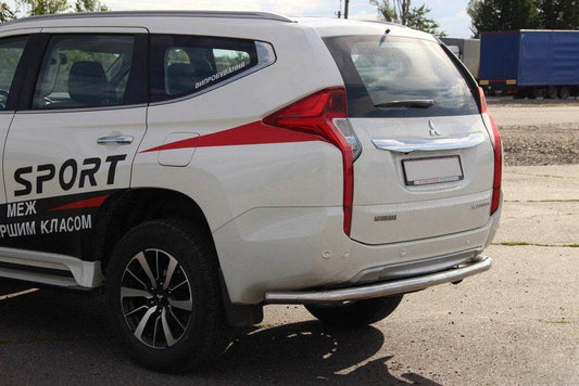 Back protection AK005 (stainless) for Mitsubishi Pajero Sport 2015↗ - Reelken Auto