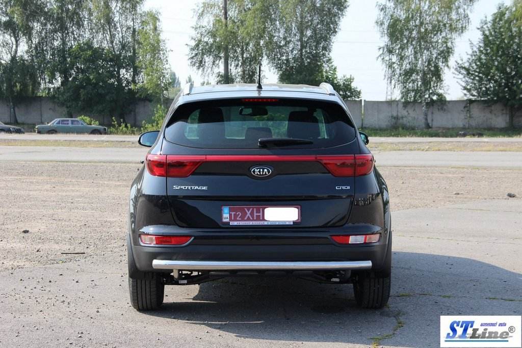 Back protection AK002 (stainless) for Kia Sportage 2015-2021 - Reelken Auto