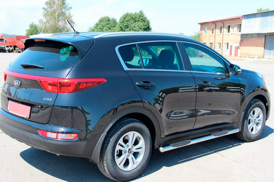 Side Bars BB002 (2 pcs, stainless steel) for Kia Sportage 2015-2021 - image 2