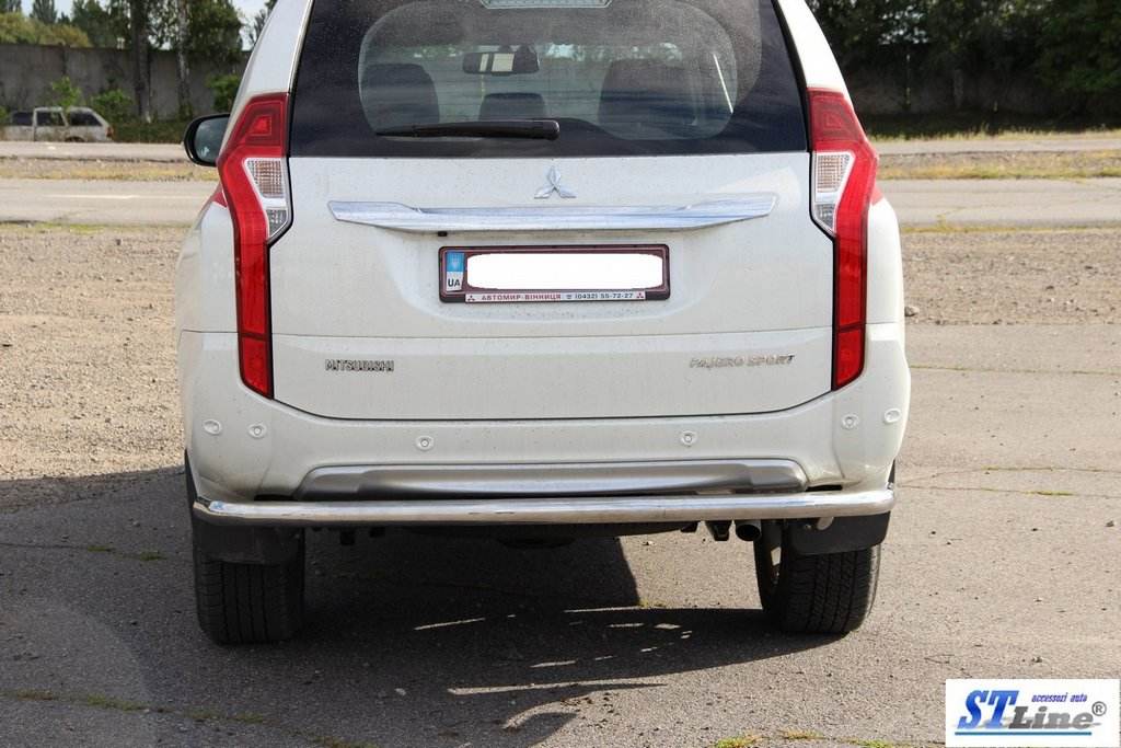 Back protection AK005 (stainless) for Mitsubishi Pajero Sport 2015↗ - Reelken Auto