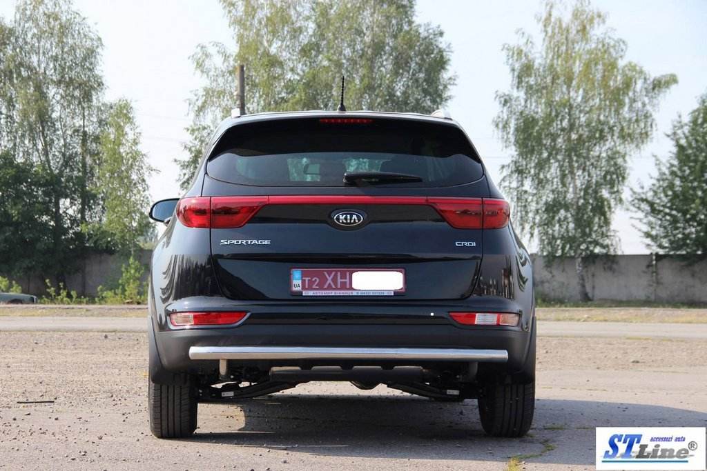 Back protection AK002 (stainless) for Kia Sportage 2015-2021 - Reelken Auto