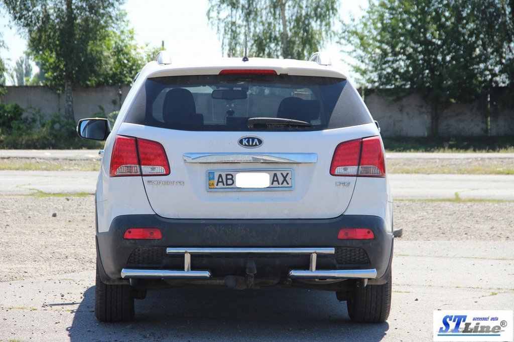 Rear Bar AK002-2 (Stainless Steel) for Kia Sorento II XM 2009-2014 - image 4