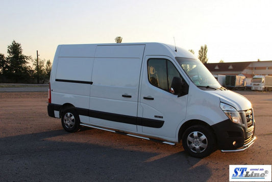 Side Bars BB002 (2 pcs, Stainless Steel) for Opel Movano 2010-2021 - image 2