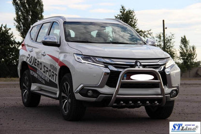 Kengurâtnik WT008 (stainless) for Mitsubishi Pajero Sport 2015↗ - Reelken Auto