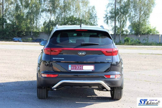 Back protection AK007 (stainless) for Kia Sportage 2015-2021 - Reelken Auto