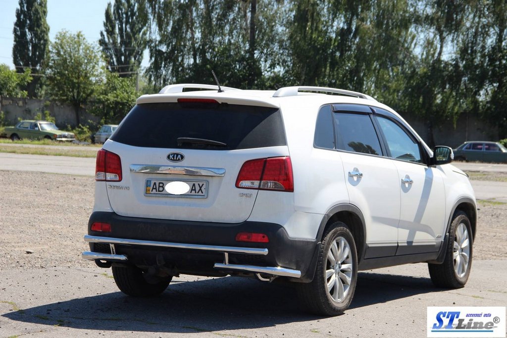 Rear Bar AK003-2 (Stainless Steel) for Kia Sorento II XM 2009-2014 - image 3
