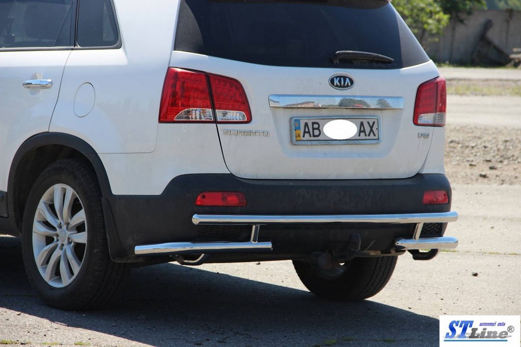 Rear Bar AK003-2 (Stainless Steel) for Kia Sorento II XM 2009-2014 - image 8
