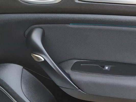 Covers on the armrests in the cabin (2 pcs., stainless steel) for Renault Megane IV 2016-2025 - Reelken Auto