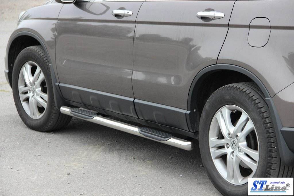 Lateral pipe BB002 (2 PCs, stainless steel) for Honda CRV 2012-2016 - Reelken Auto