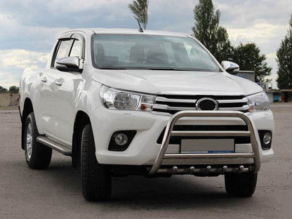 Front protection WT010 (stainless) for Toyota Hilux 2015↗ - Reelken Auto