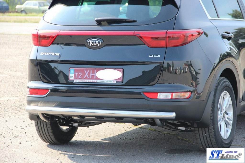 Back protection AK002 (stainless) for Kia Sportage 2015-2021 - Reelken Auto
