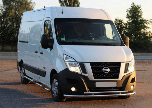 Front protection ST016 (stainless) for Nissan NV400 2010-2024 - Reelken Auto