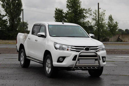 Front protection QT008 (stainless) for Toyota Hilux 2015↗ - Reelken Auto