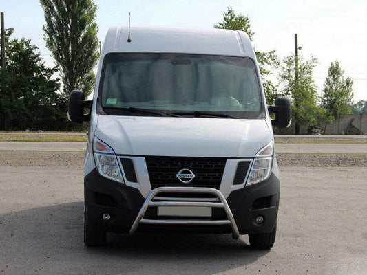 The WT018 bumper guard (stainless) for Opel Movano 2010-2021 - Reelken Auto