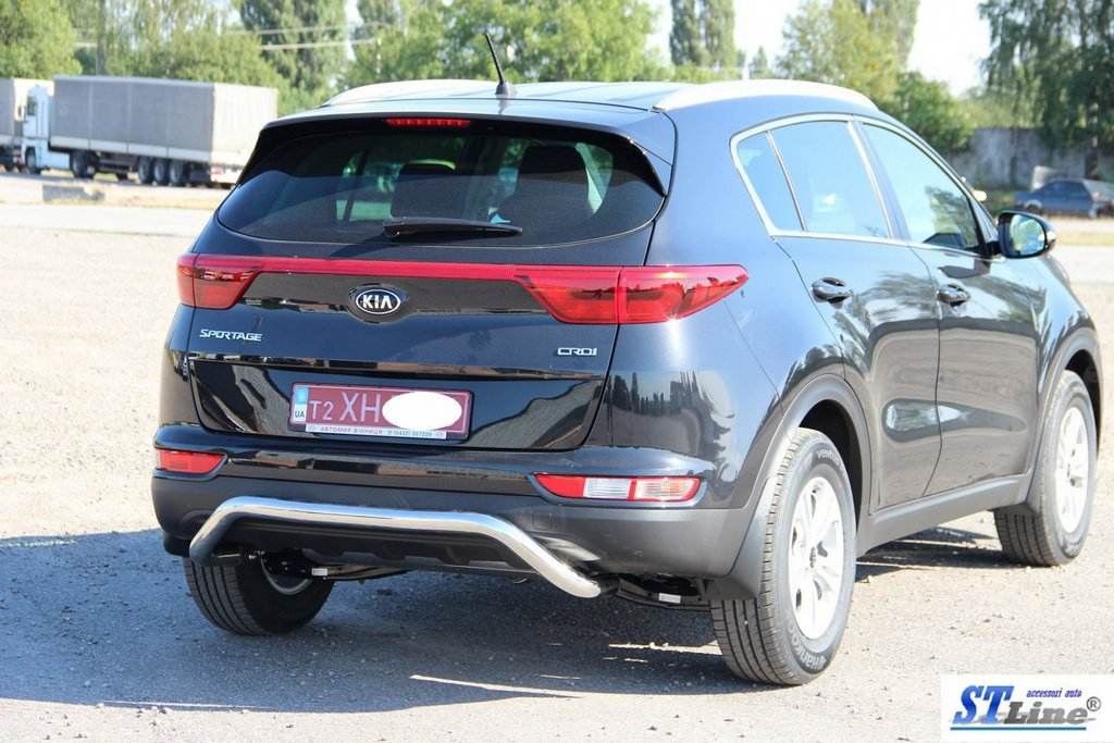 Back protection AK007 (stainless) for Kia Sportage 2015-2021 - Reelken Auto