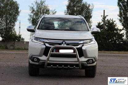 Kengurâtnik WT008 (stainless) for Mitsubishi Pajero Sport 2015↗ - Reelken Auto