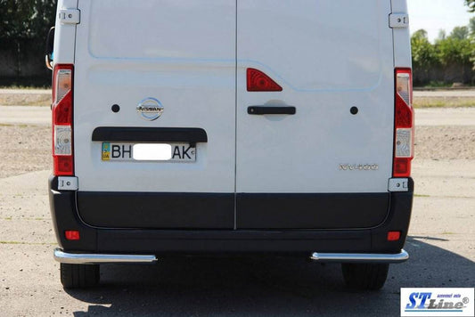 Rear corners AK003 (2 PCs, stainless steel) for Opel Movano 2010-2021 - Reelken Auto