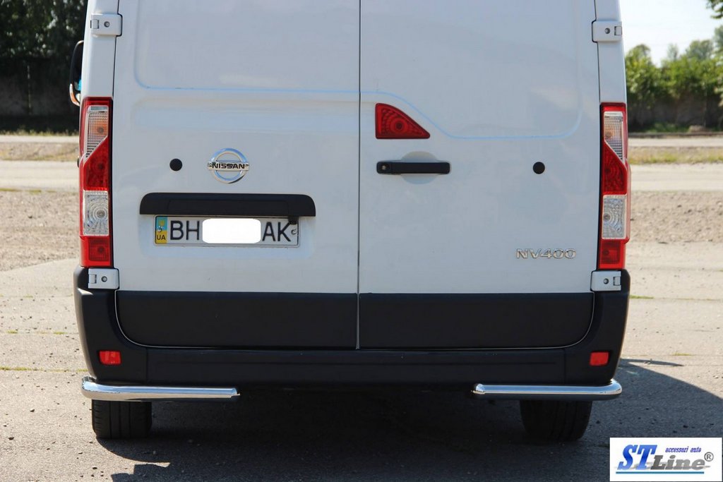 Rear Corner Bars AK003 (2 pcs, stainless steel) for Opel Movano 2010-2021 - image 2