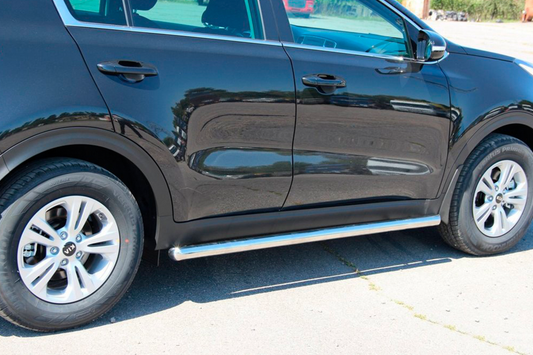 Side Bars BB001 (2 pcs, stainless steel) for Kia Sportage 2015-2021 - image 2