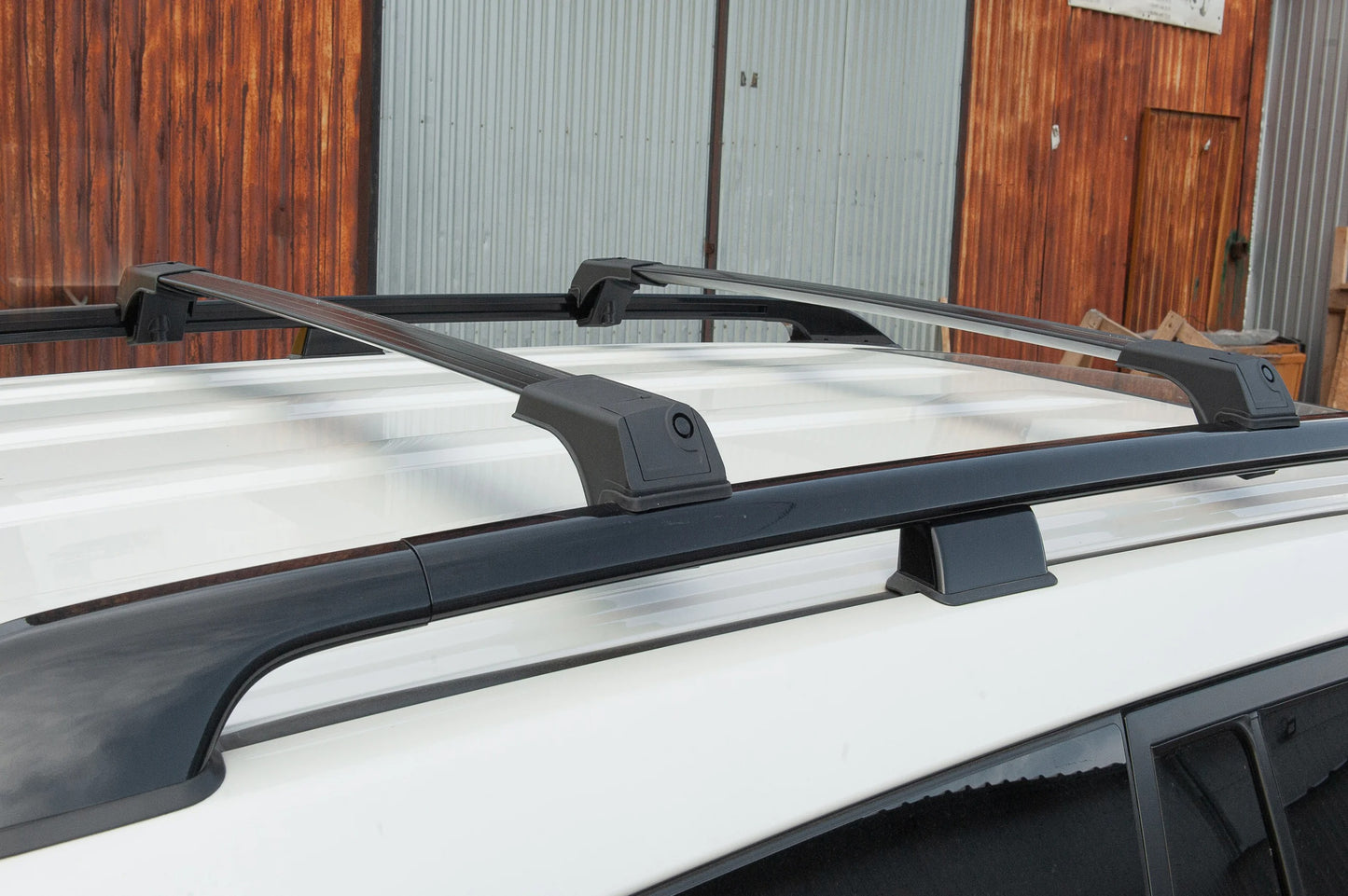 Roof bars for railings without lock (2 pcs) for Renault Trafic 2015- - image 13