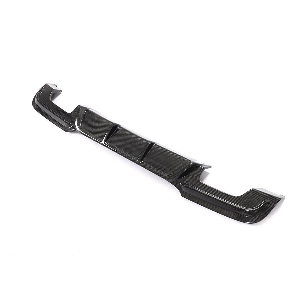 Rear Bumper Diffuser Carbon Fiber V2 (for E90 M Sport) for BMW 3 series E-90/91/92/93 2005-2011 - image 13