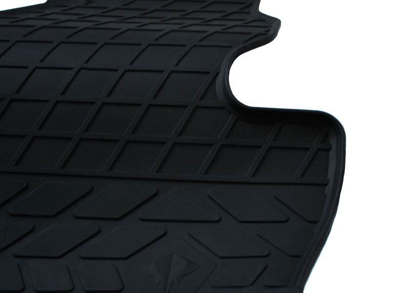 Rubber mats (4 pcs, Stingray Premium) for Chevrolet Spark 2009-2015 - Reelken Auto