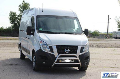 The WT018 bumper guard (stainless) for Opel Movano 2010-2021 - Reelken Auto