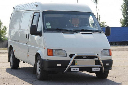 The WT006 bumper guard (stainless) for Ford Transit 1991-2000 - Reelken Auto
