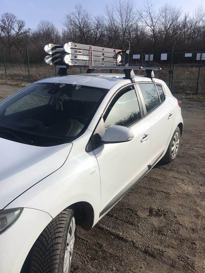 The jumpers on smooth roof (2 PCs, Asaf V4) for Renault Megane III 2009-2016 - Reelken Auto