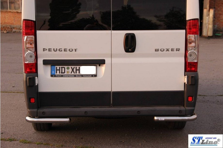 Rear corners AK003 (2 PCs, stainless steel) for Opel Movano 2021- - image 2