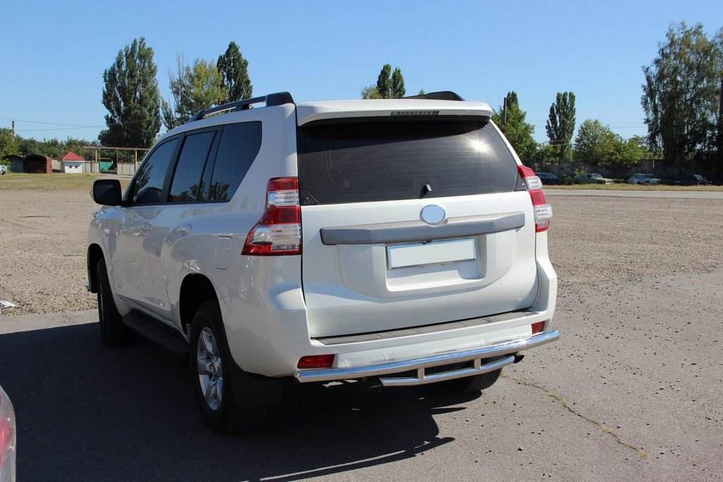 Back arc AK002-2v1 (stainless) for Toyota Land Cruiser Prado 150 - Reelken Auto