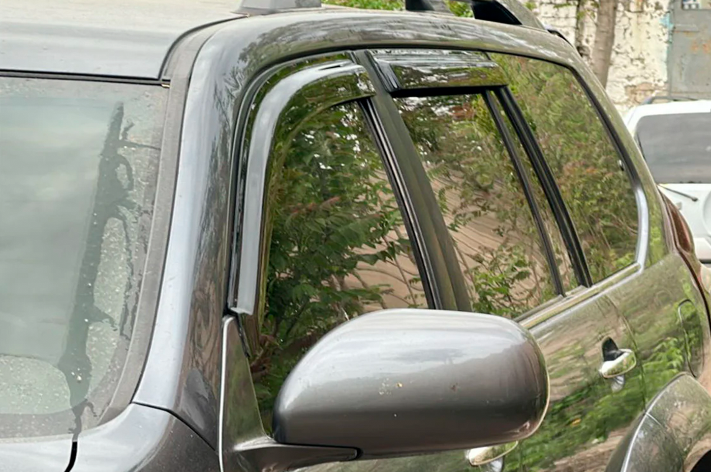 Window Deflectors (4 pcs, HIC) for Toyota Land Cruiser Prado 120 2002-2009 - image 8