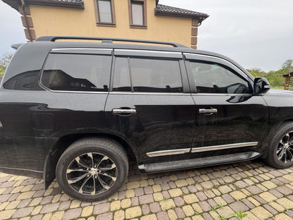 Window Deflectors with Chrome Trim Niken Luxury (6 pcs) for Toyota Land Cruiser 200 2007-2021 - image 3