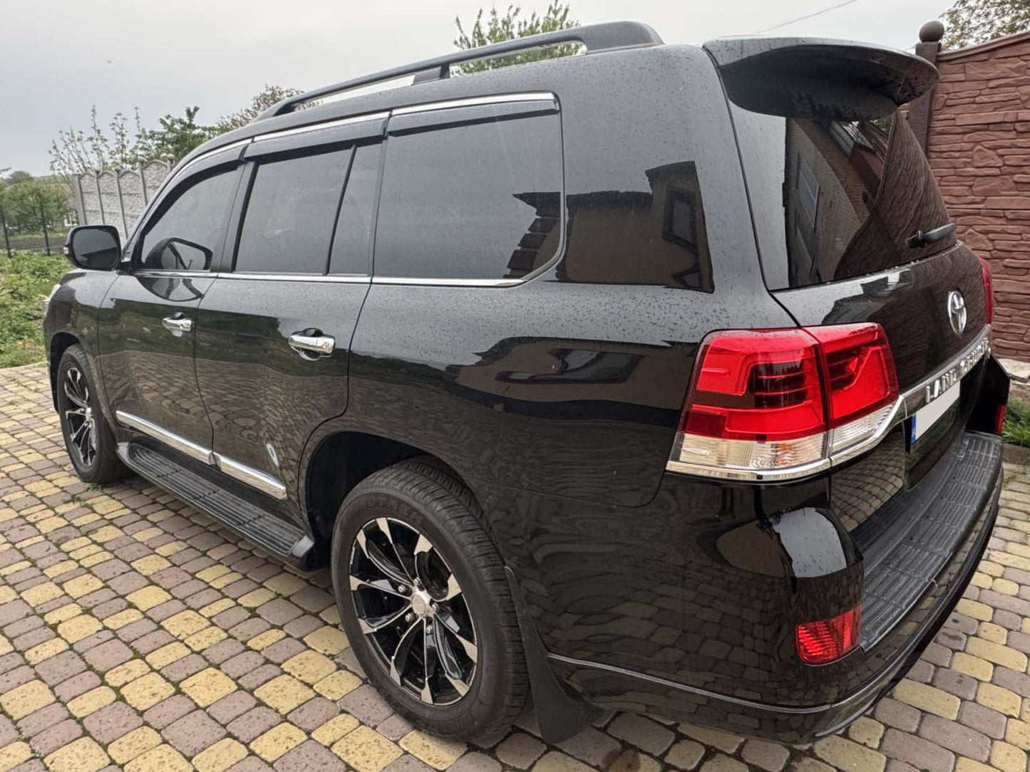 Window Deflectors with Chrome Trim Niken Luxury (6 pcs) for Toyota Land Cruiser 200 2007-2021 - image 4