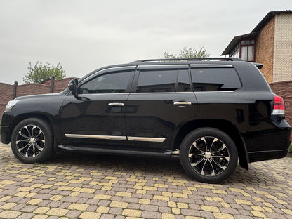 Window Deflectors with Chrome Trim Niken Luxury (6 pcs) for Toyota Land Cruiser 200 2007-2021 - image 5