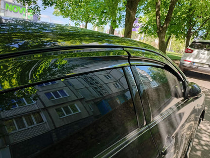 Window Deflectors (4 pcs, Sunplex Sport) for Toyota Corolla 2007-2013 - image 5