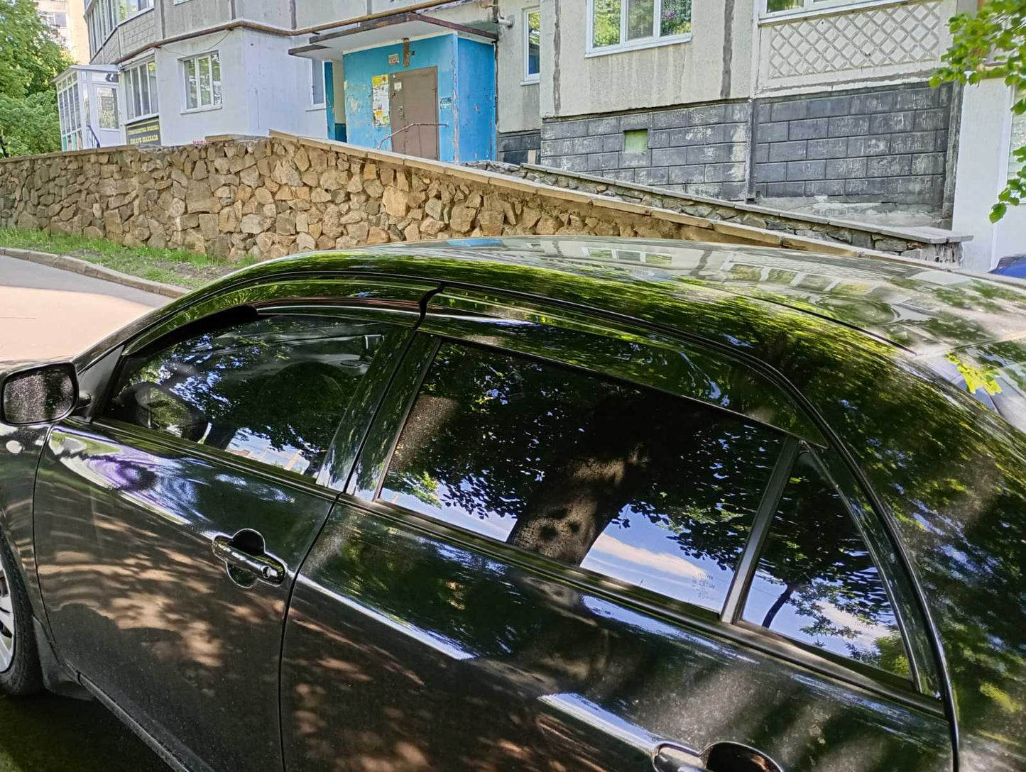 Window Deflectors (4 pcs, Sunplex Sport) for Toyota Corolla 2007-2013 - image 6