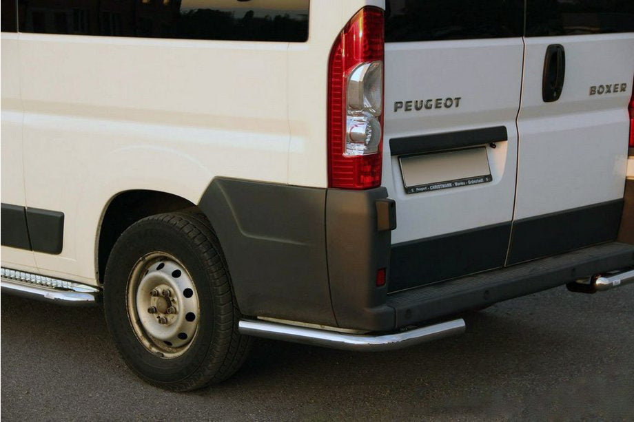 Rear corners AK003 (2 PCs, stainless steel) for Opel Movano 2021- - image 3