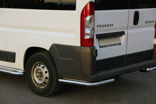 Rear corners AK003 (2 PCs, stainless steel) for Fiat Ducato 2006-2025 - Reelken Auto