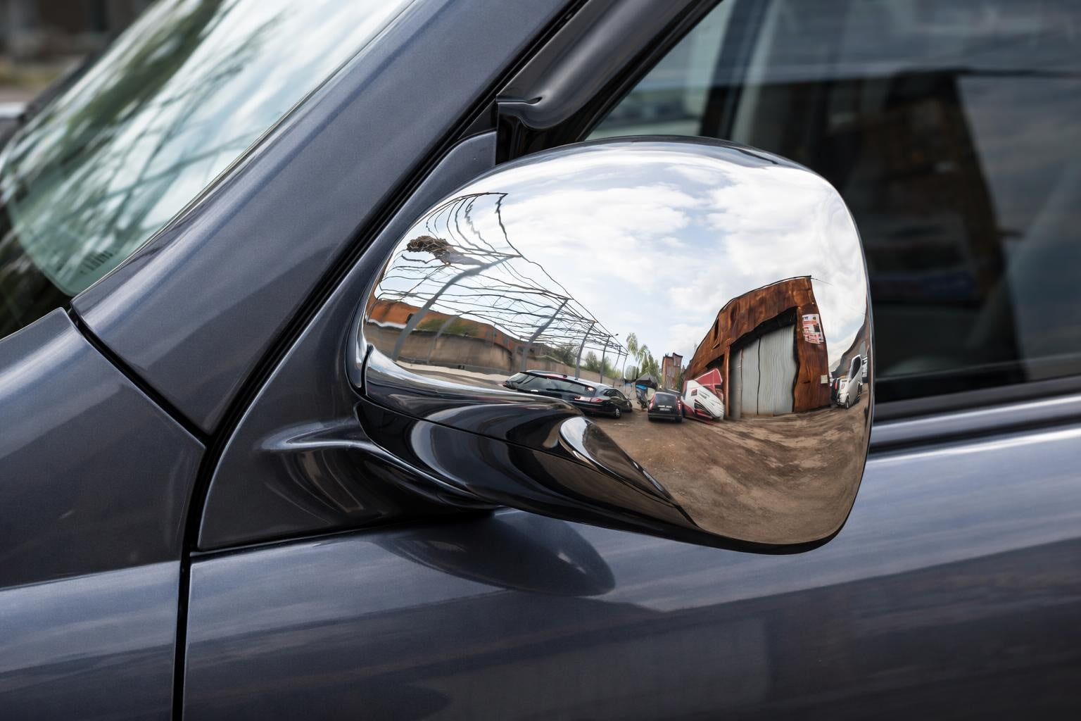 Mirror Covers (2 pcs, Stainless Steel) for Toyota Land Cruiser Prado 120 2002-2009 - image 7