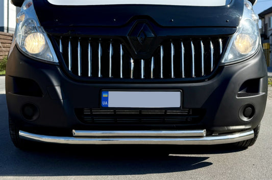 Front protection ST014 (stainless) for Renault Master 2011-2023 - image 1