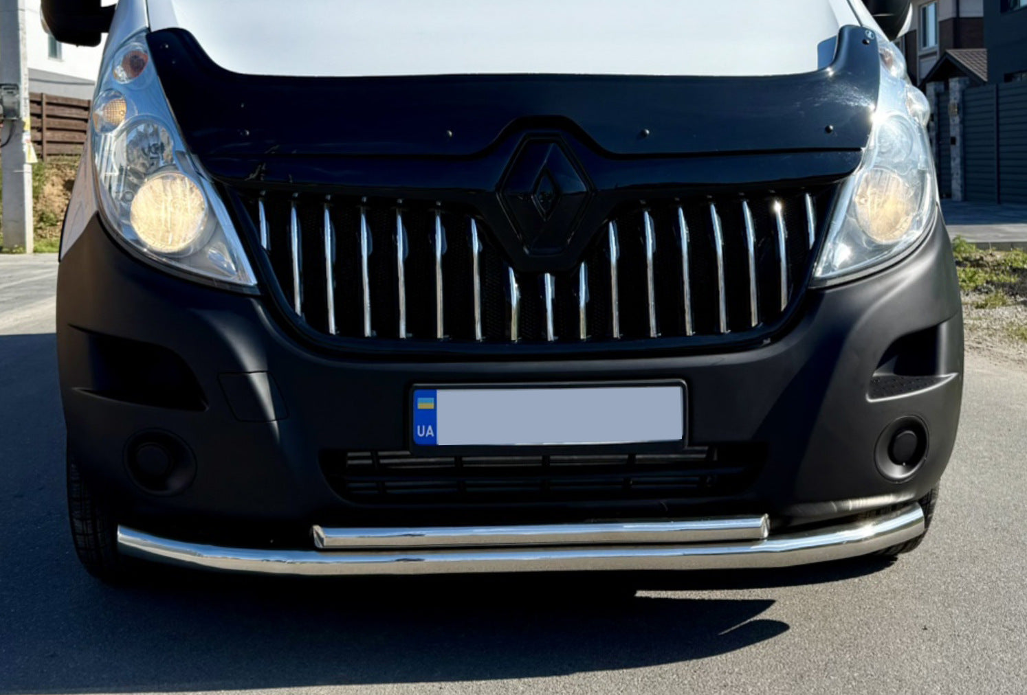 Front protection ST014 (stainless) for Renault Master 2011-2023 - image 4
