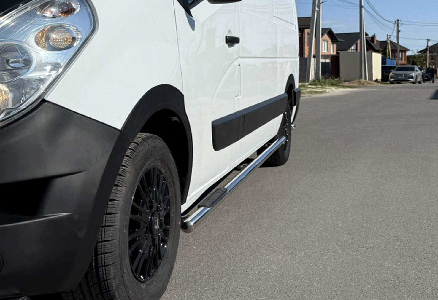 Side Bars BB002 (2 pcs, Stainless Steel) for Renault Master 2011-2023 - image 3