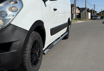 Side Bars BB002 (2 pcs, Stainless Steel) for Nissan NV400 2010-2024 - image 4